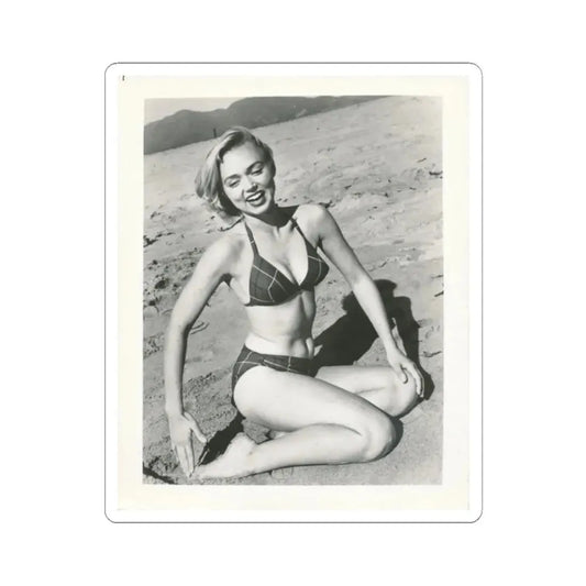 Yvette Vickers #18 (Vintage Female Icon) STICKER Vinyl Kiss-Cut Decal 2 Inch White - The Sticker Space