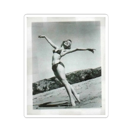 Yvette Vickers #19 (Vintage Female Icon) STICKER Vinyl Kiss-Cut Decal 2 Inch White - The Sticker Space