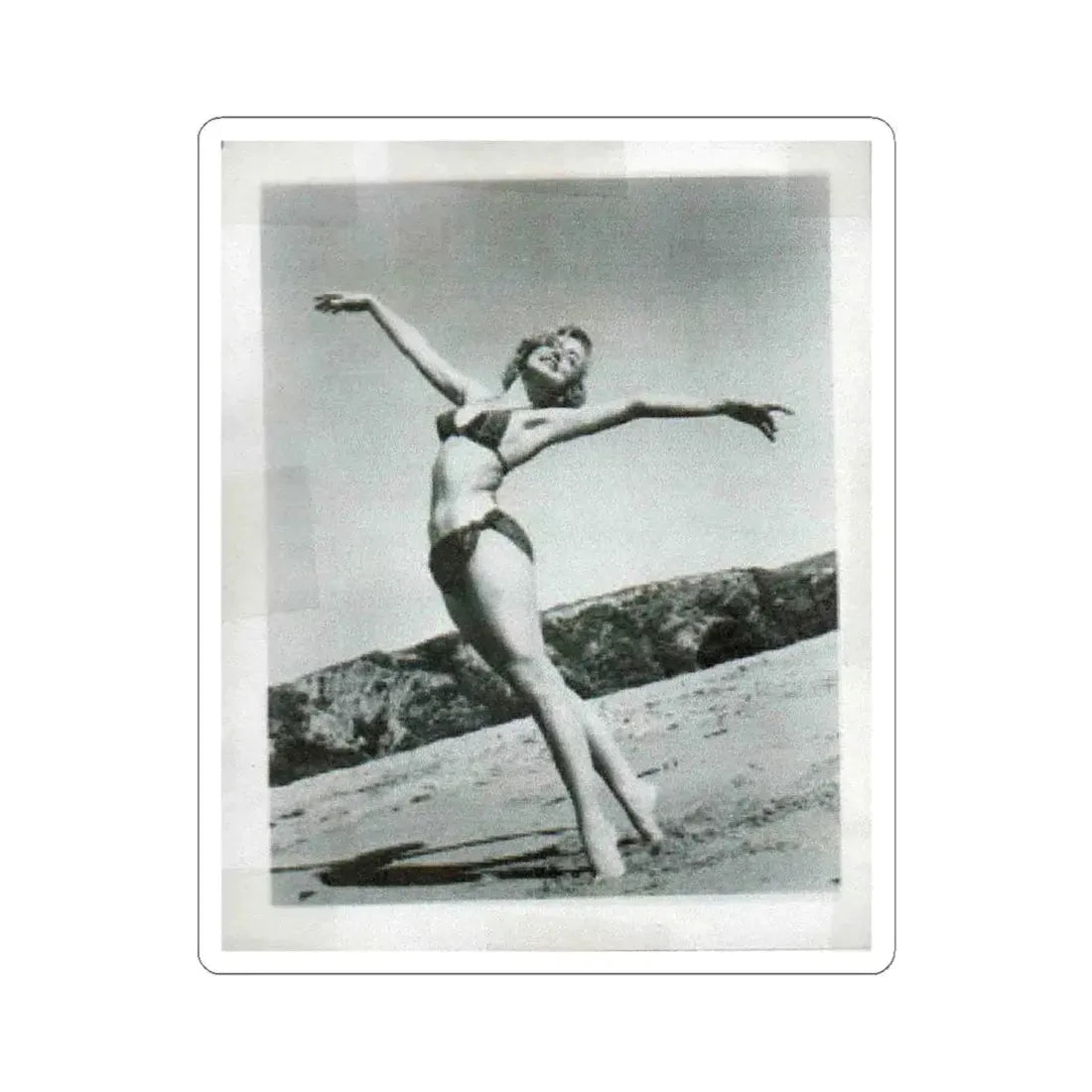 Yvette Vickers #19 (Vintage Female Icon) STICKER Vinyl Kiss-Cut Decal 4 Inch White - The Sticker Space