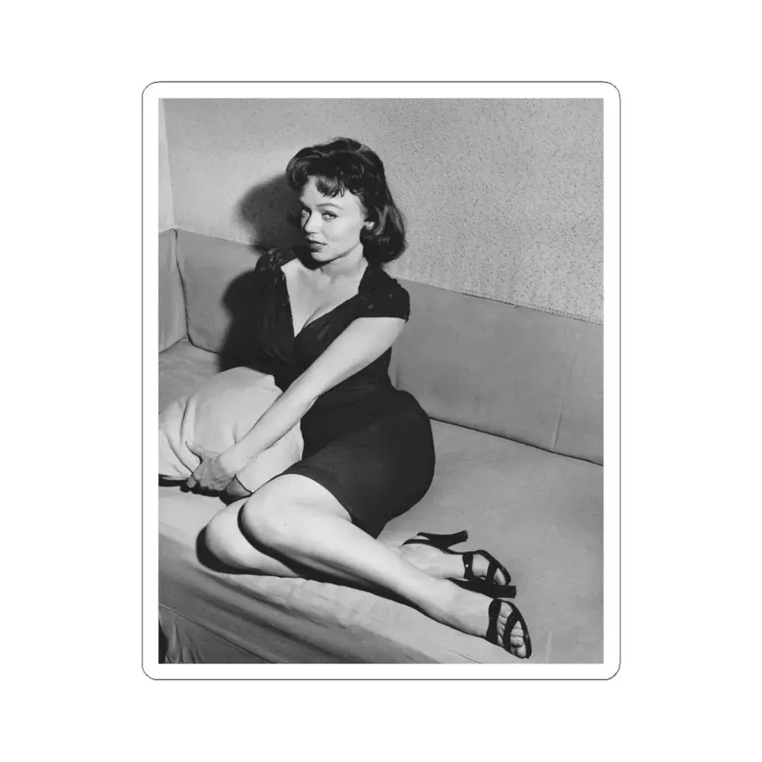 Yvette Vickers #56 (Vintage Female Icon) STICKER Vinyl Kiss-Cut Decal 6 Inch White - The Sticker Space