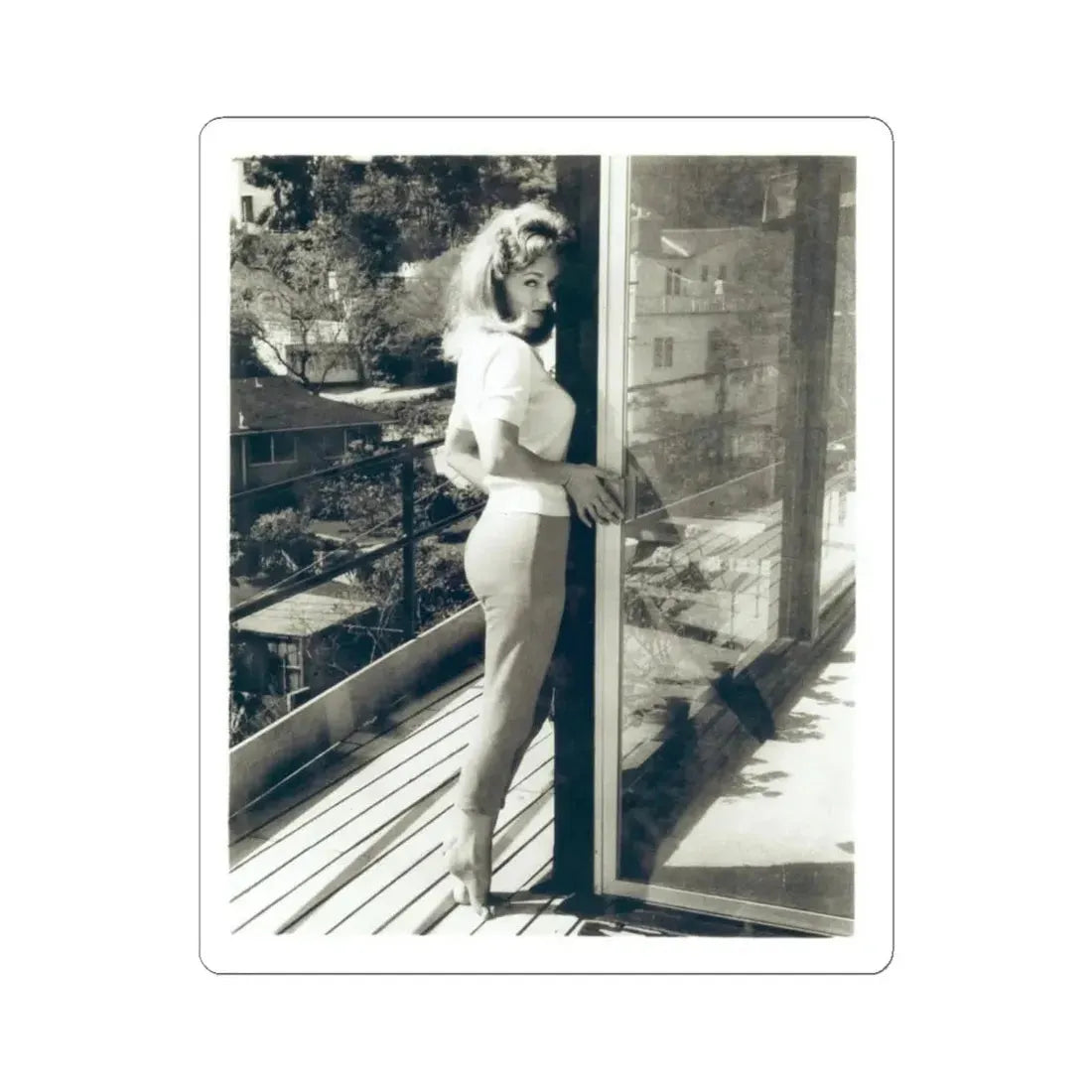 Yvette Vickers #93 (Vintage Female Icon) STICKER Vinyl Kiss-Cut Decal 6 Inch White - The Sticker Space