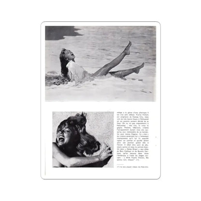 Yvette Vickers #97 (Vintage Female Icon) STICKER Vinyl Kiss-Cut Decal 2 Inch White - The Sticker Space