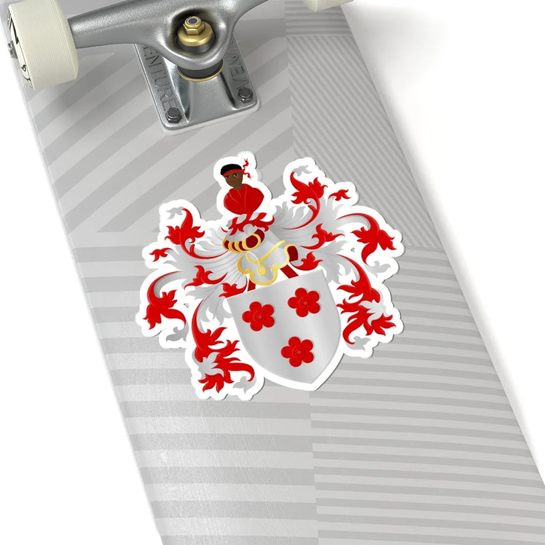 Yvoir wapen (Belgium) (Coat of Arms) STICKER Vinyl Kiss-Cut Decal - The Sticker Space