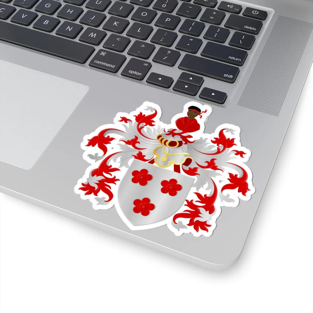 Yvoir wapen (Belgium) (Coat of Arms) STICKER Vinyl Kiss-Cut Decal - The Sticker Space