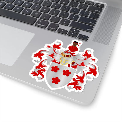 Yvoir wapen (Belgium) (Coat of Arms) STICKER Vinyl Kiss-Cut Decal - The Sticker Space