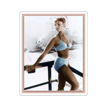 Yvonne Craig #02 (Vintage Female Icon) STICKER Vinyl Kiss-Cut Decal 3 Inch White - The Sticker Space