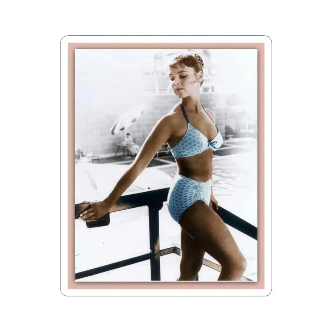 Yvonne Craig #02 (Vintage Female Icon) STICKER Vinyl Kiss-Cut Decal 4 Inch White - The Sticker Space