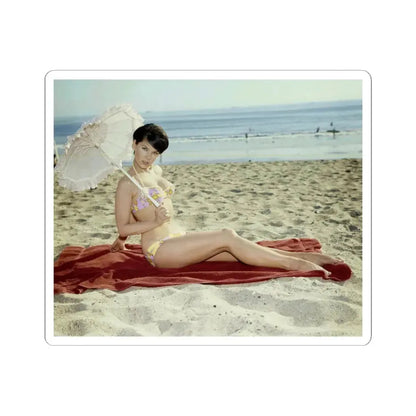 Yvonne Craig #112 (Vintage Female Icon) STICKER Vinyl Kiss-Cut Decal 2 Inch White - The Sticker Space