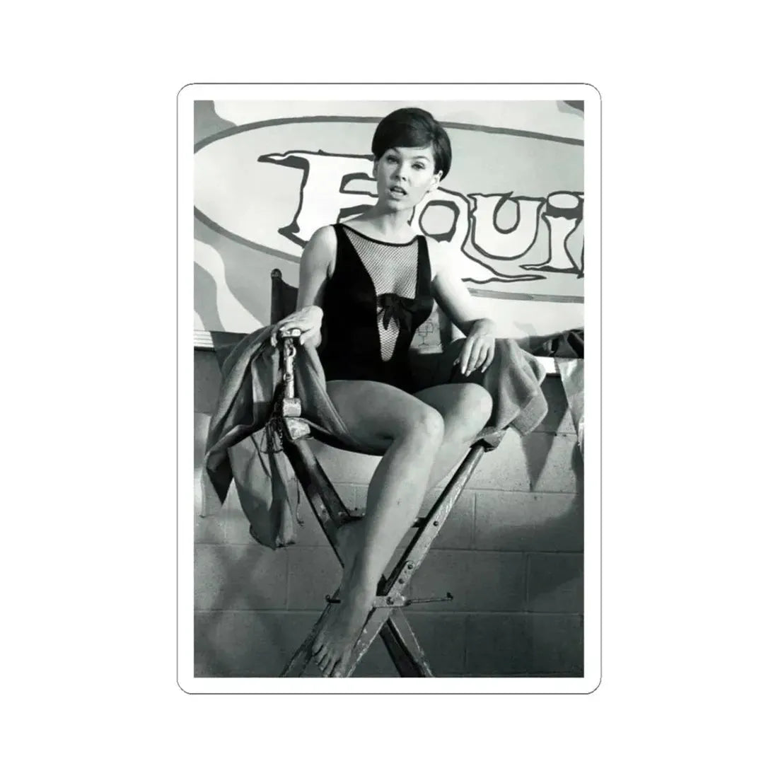 Yvonne Craig #129 (Vintage Female Icon) STICKER Vinyl Kiss-Cut Decal 3 Inch White - The Sticker Space