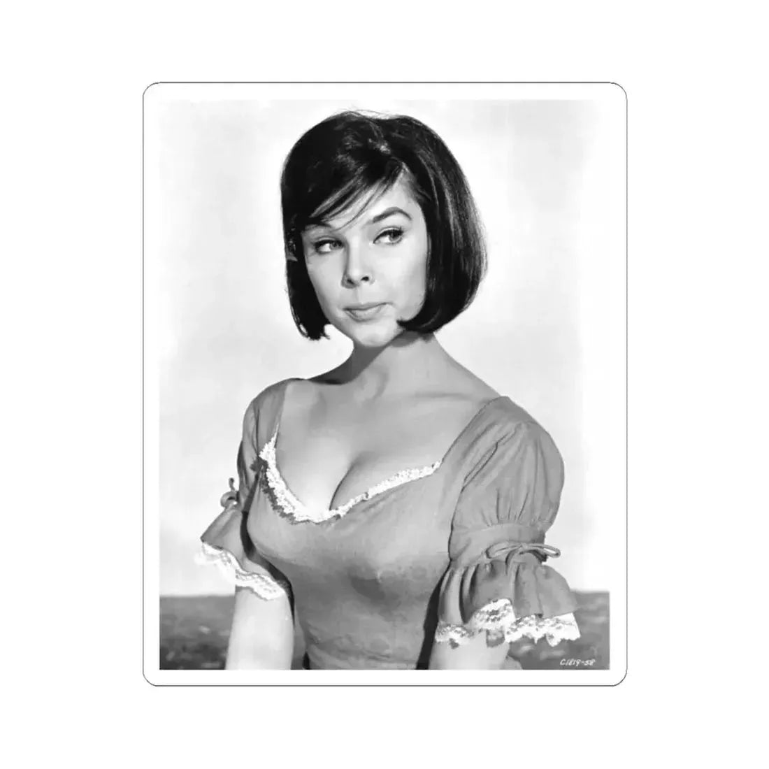 Yvonne Craig #141 (Vintage Female Icon) STICKER Vinyl Kiss-Cut Decal 4 Inch White - The Sticker Space