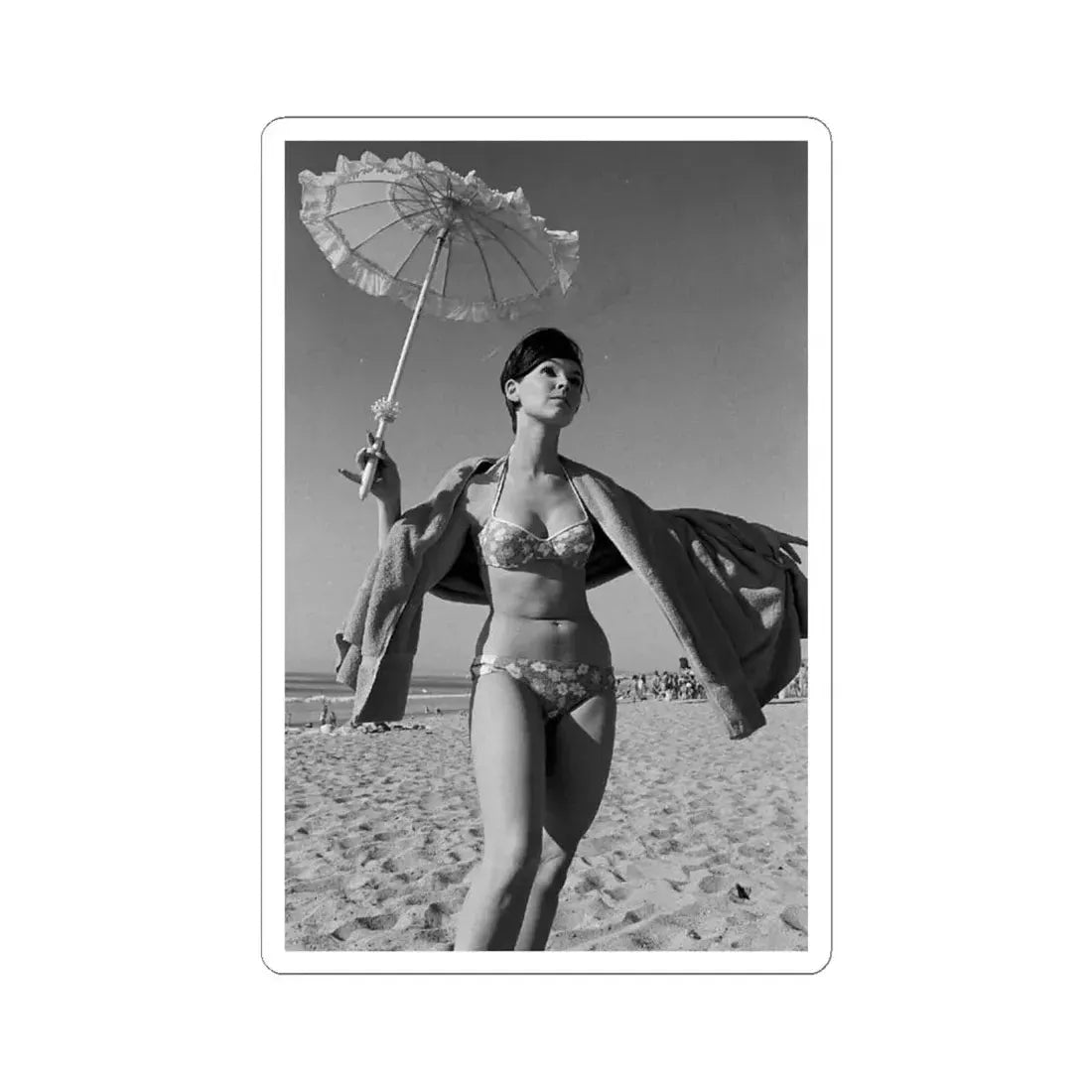 Yvonne Craig #208 (Vintage Female Icon) STICKER Vinyl Kiss-Cut Decal 4 Inch White - The Sticker Space