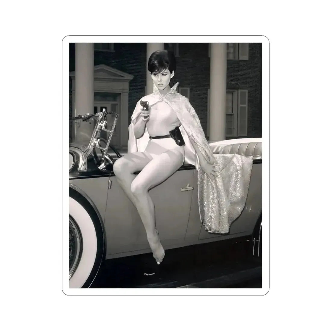 Yvonne Craig #212 (Vintage Female Icon) STICKER Vinyl Kiss-Cut Decal 4 Inch White - The Sticker Space