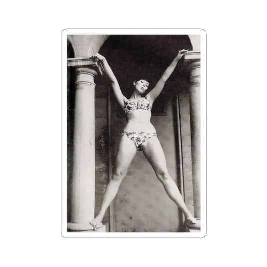 Yvonne Craig #213 (Vintage Female Icon) STICKER Vinyl Kiss-Cut Decal 2 Inch White - The Sticker Space