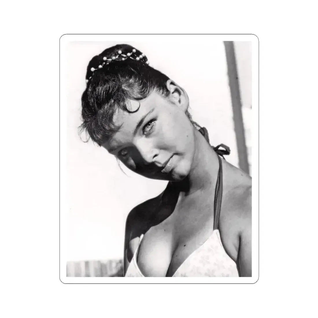 Yvonne Craig #248 (Vintage Female Icon) STICKER Vinyl Kiss-Cut Decal 4 Inch White - The Sticker Space