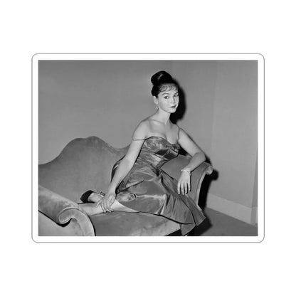 Yvonne Craig #252 (Vintage Female Icon) STICKER Vinyl Kiss-Cut Decal 3 Inch White - The Sticker Space