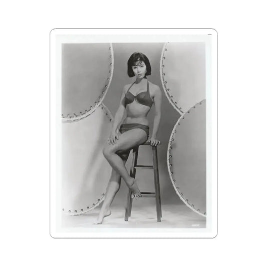 Yvonne Craig #32 (Vintage Female Icon) STICKER Vinyl Kiss-Cut Decal 2 Inch White - The Sticker Space