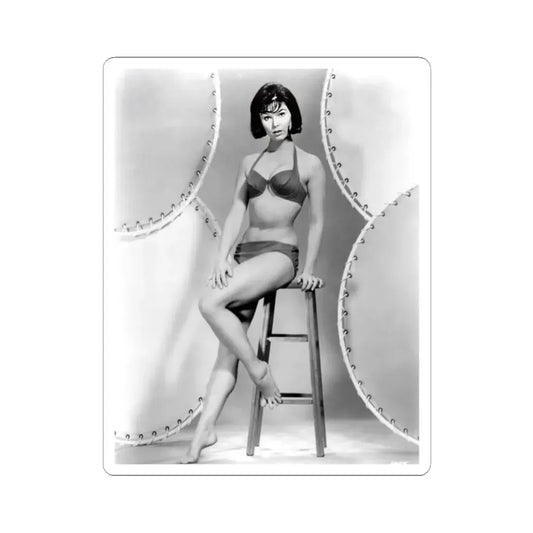 Yvonne Craig #322 (Vintage Female Icon) STICKER Vinyl Kiss-Cut Decal 2 Inch White - The Sticker Space