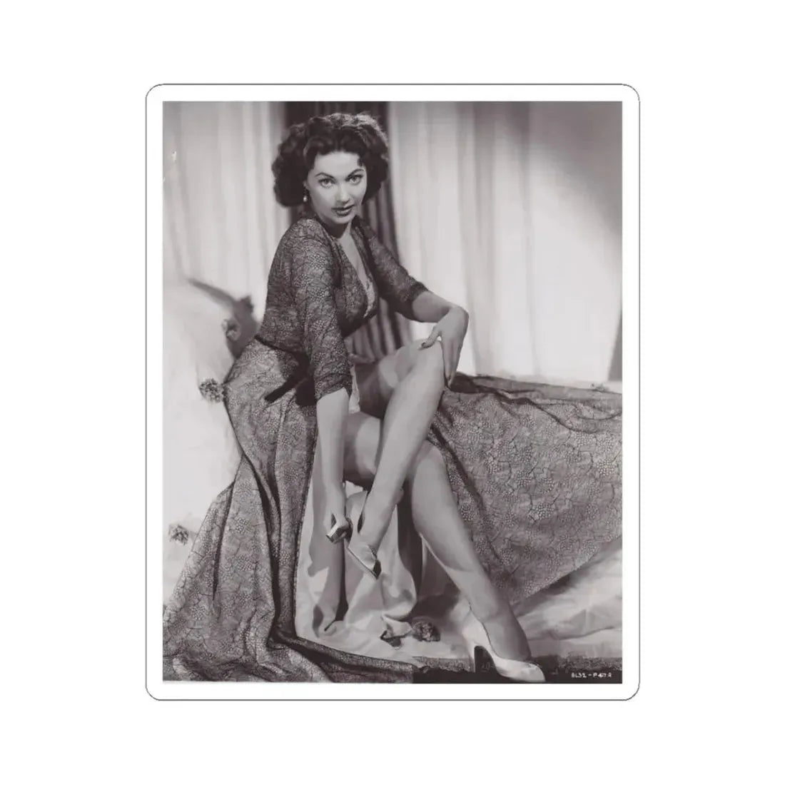 Yvonne DeCarlo #135 (Vintage Female Icon) STICKER Vinyl Kiss-Cut Decal 3 Inch White - The Sticker Space