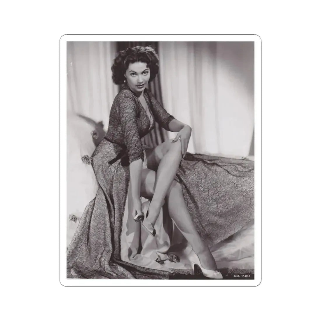Yvonne DeCarlo #135 (Vintage Female Icon) STICKER Vinyl Kiss-Cut Decal 4 Inch White - The Sticker Space