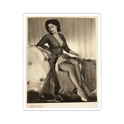 Yvonne DeCarlo #147 (Vintage Female Icon) STICKER Vinyl Kiss-Cut Decal 2 Inch White - The Sticker Space