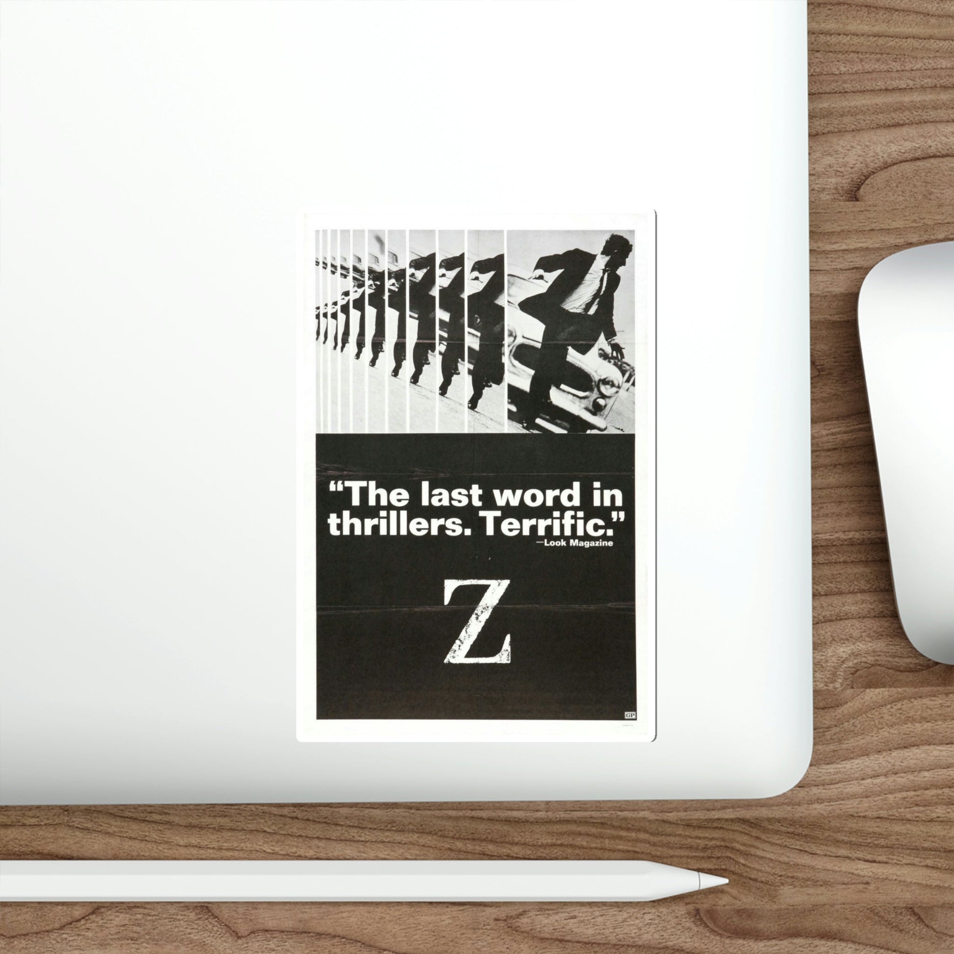 Z 1969 Movie Poster STICKER Vinyl Die-Cut Decal-The Sticker Space