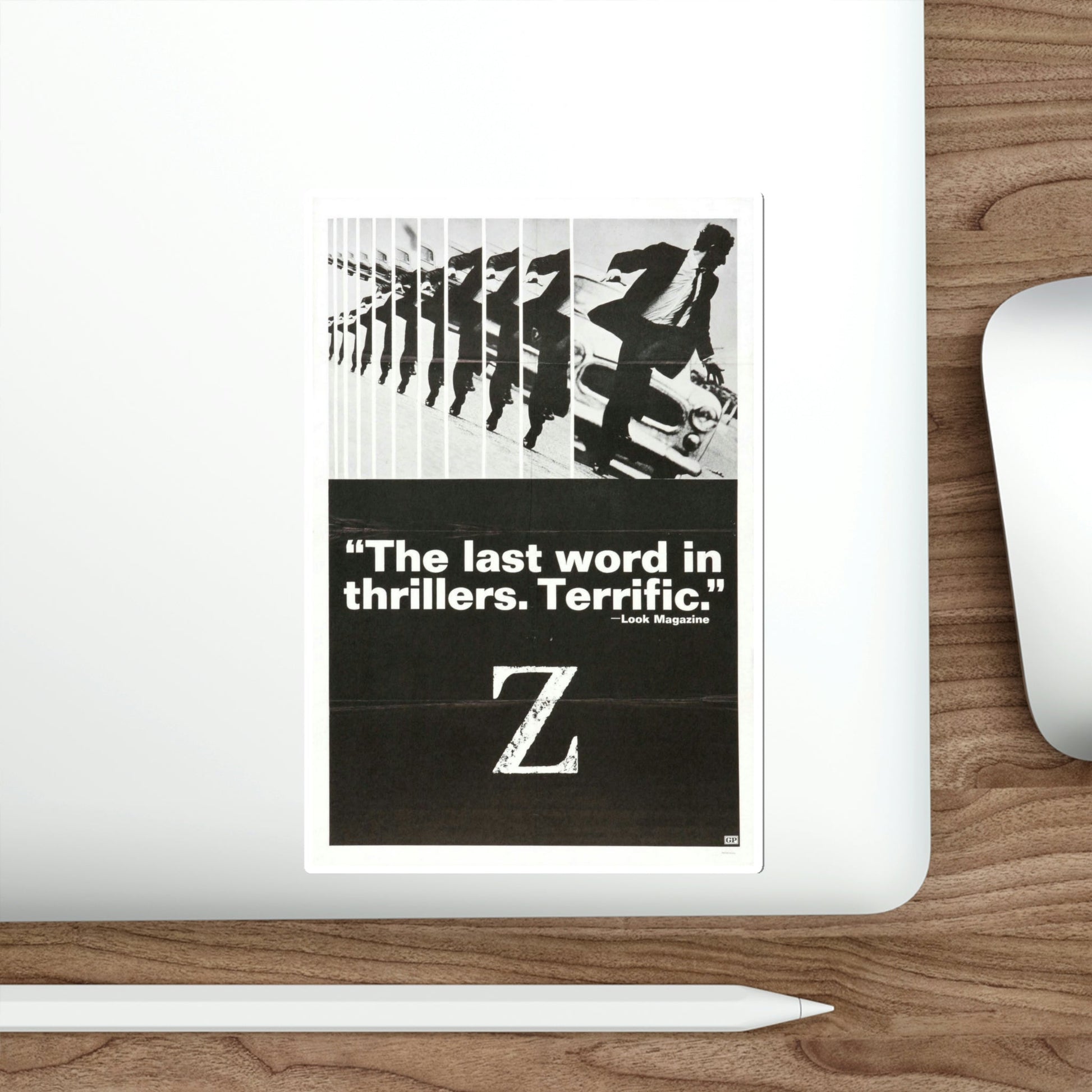 Z 1969 Movie Poster STICKER Vinyl Die-Cut Decal-The Sticker Space