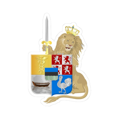 Zaandam wapen (Netherlands) (Coat of Arms) STICKER Vinyl Kiss-Cut Decal - The Sticker Space