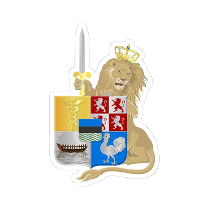 Zaandam wapen (Netherlands) (Coat of Arms) STICKER Vinyl Kiss-Cut Decal - The Sticker Space