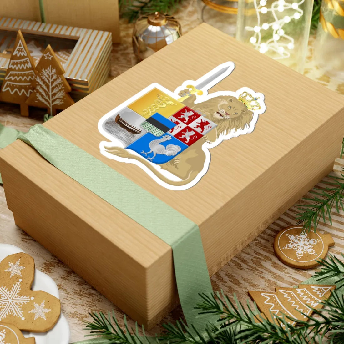 Zaandam wapen (Netherlands) (Coat of Arms) STICKER Vinyl Kiss-Cut Decal - The Sticker Space