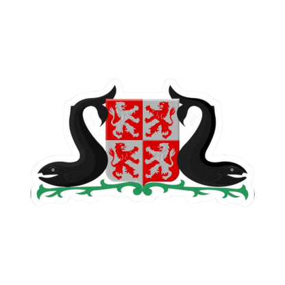 Zaanstad wapen 1974 VNG (Netherlands) (Coat of Arms) STICKER Vinyl Kiss-Cut Decal 2 Inch White - The Sticker Space