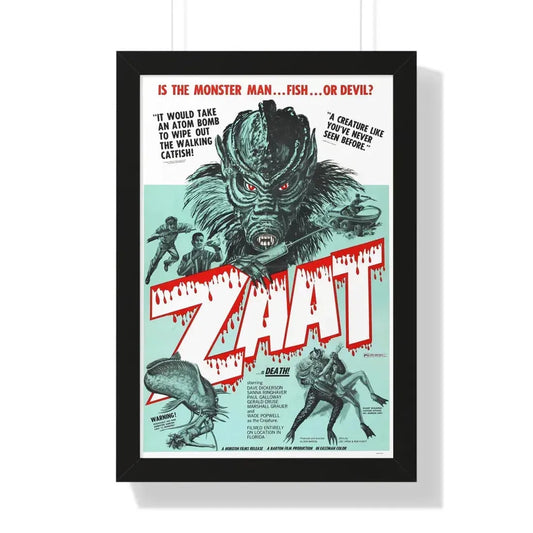 ZAAT 1971 - Framed Movie Poster 16″ x 24″ Black - The Sticker Space