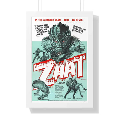 ZAAT 1971 - Framed Movie Poster 16″ x 24″ White - The Sticker Space