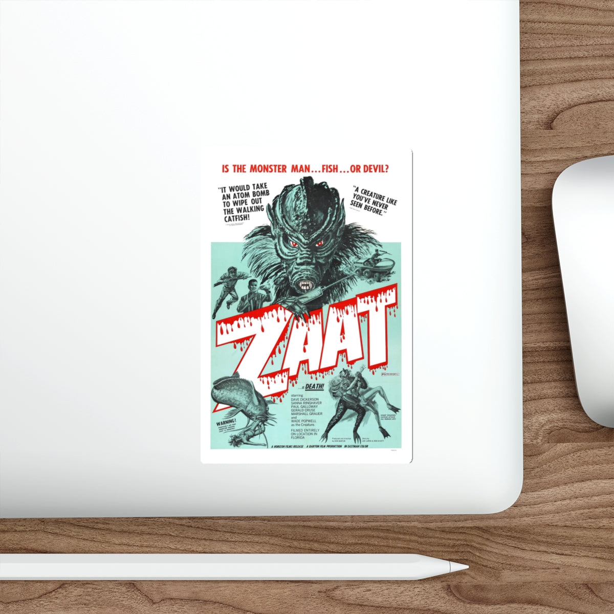 ZAAT 1971 Movie Poster STICKER Vinyl Die-Cut Decal-The Sticker Space