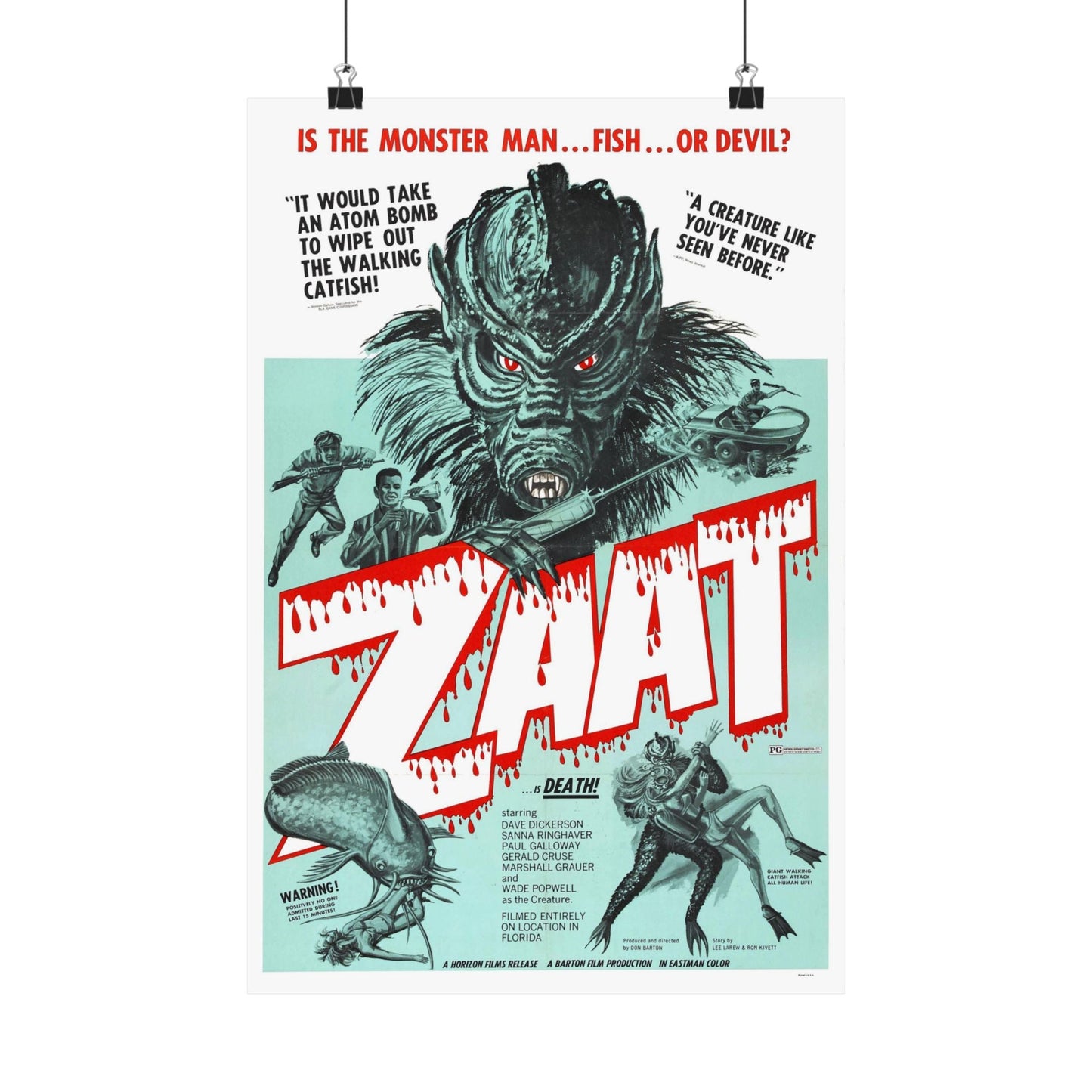 ZAAT 1971 - Paper Movie Poster-12″ x 18″-The Sticker Space