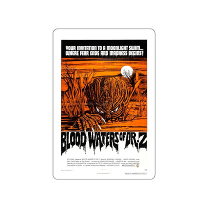 ZAAT (BLOODWATERS OF DR.Z) 1971 Movie Poster STICKER Vinyl Die-Cut Decal 3 Inch - The Sticker Space