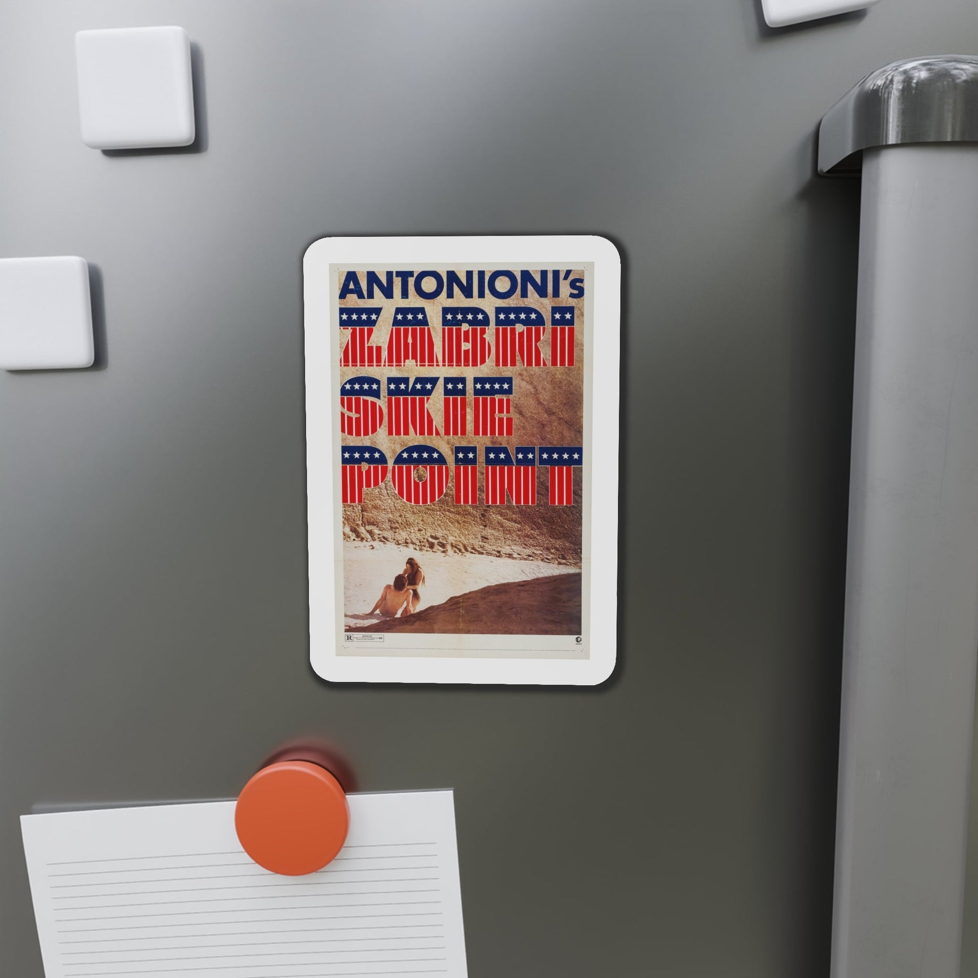 Zabriskie Point 1970 Movie Poster Die-Cut Magnet-The Sticker Space