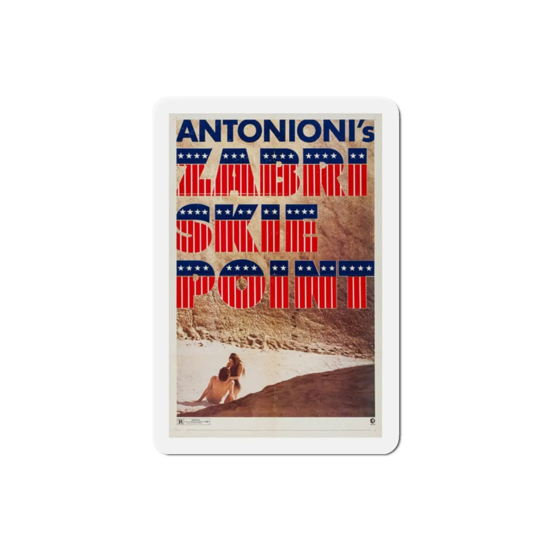 Zabriskie Point 1970 Movie Poster Refrigerator Magnet 2 Inch - The Sticker Space