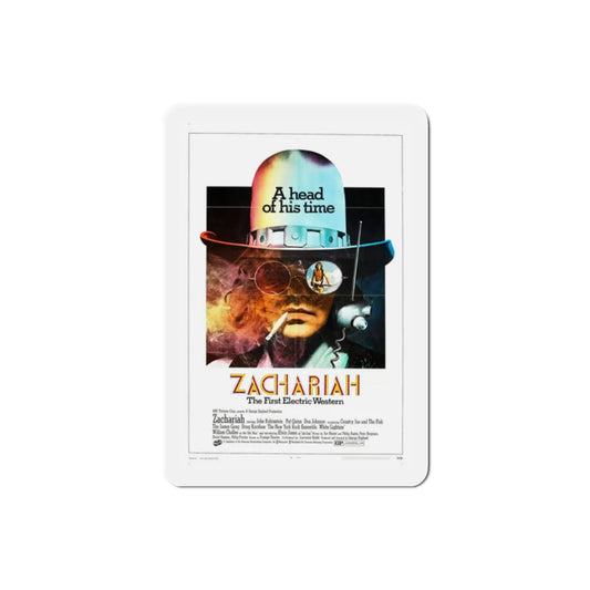 Zachariah 1971 Movie Poster Refrigerator Magnet 2 Inch - The Sticker Space
