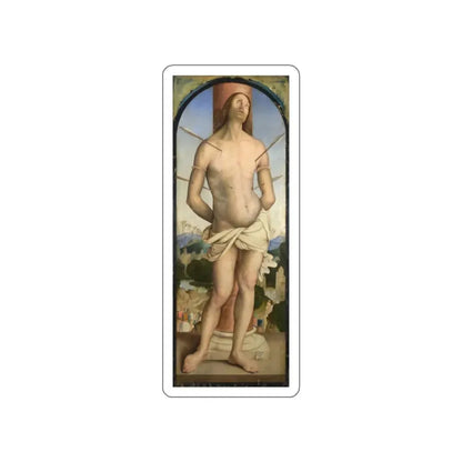 ZAGANELLI, Bernardino di Bosio - Saint Sebastian (Artwork) STICKER Vinyl Die-Cut Decal White Die-Cut 2 Inch - The Sticker Space