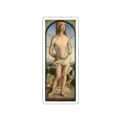 ZAGANELLI, Bernardino di Bosio - Saint Sebastian (Artwork) STICKER Vinyl Die-Cut Decal White Die-Cut 3 Inch - The Sticker Space