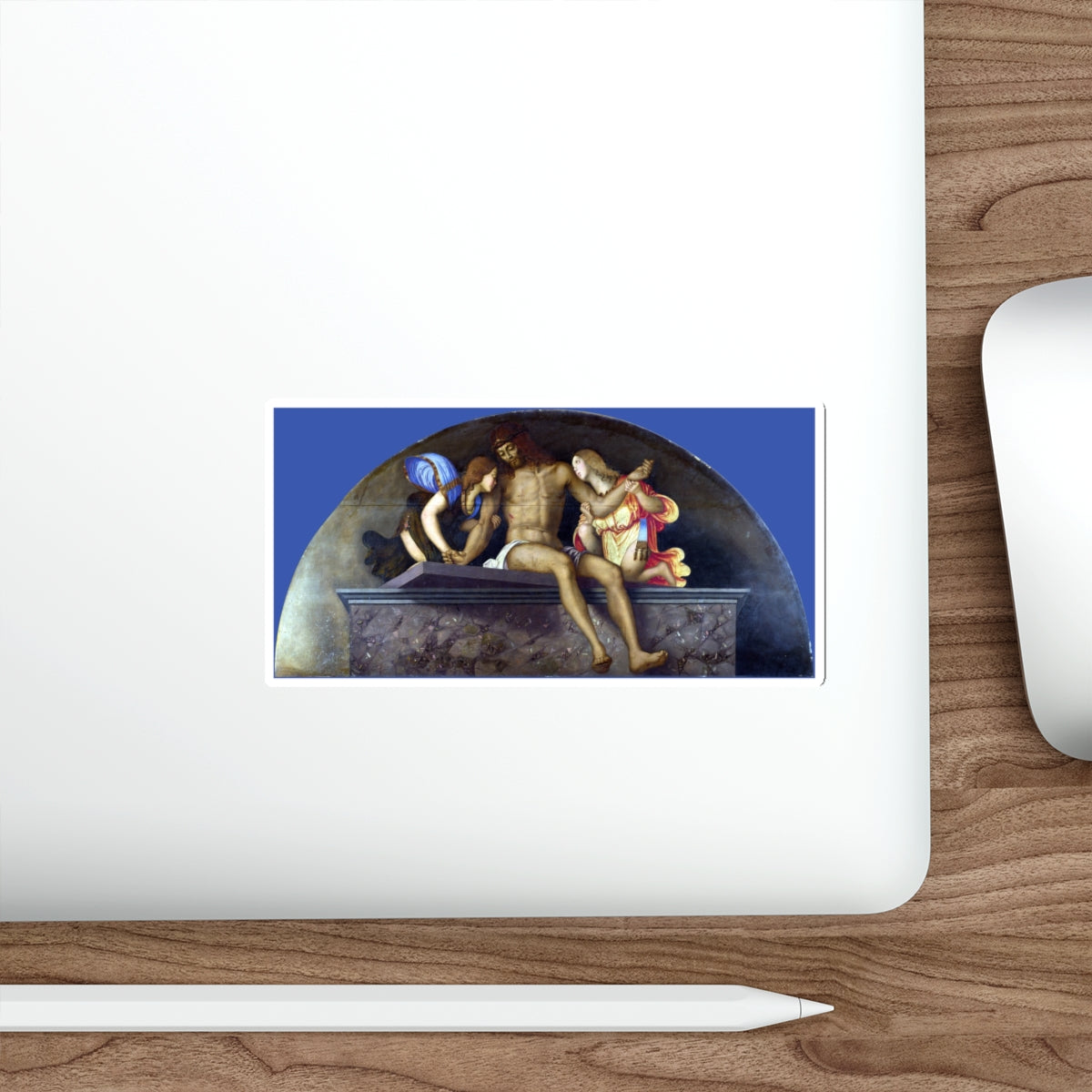 ZAGANELLI, Francesco di - The Dead Christ with Angels (Artwork) STICKER Vinyl Die-Cut Decal-The Sticker Space