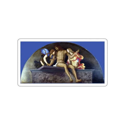 ZAGANELLI, Francesco di - The Dead Christ with Angels (Artwork) STICKER Vinyl Die-Cut Decal White Die-Cut 2 Inch - The Sticker Space
