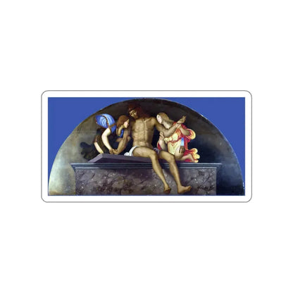 ZAGANELLI, Francesco di - The Dead Christ with Angels (Artwork) STICKER Vinyl Die-Cut Decal White Die-Cut 6 Inch - The Sticker Space