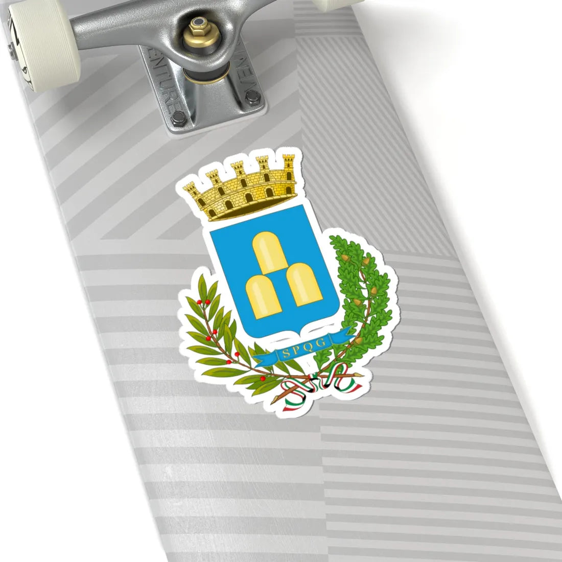 Zagarolo-Stemma (Italy) (Coat of Arms) STICKER Vinyl Kiss-Cut Decal - The Sticker Space