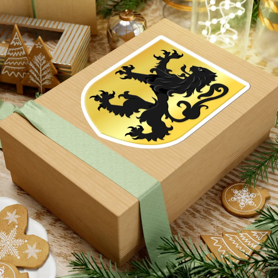 Zalk en Veecaten wapen (Netherlands) (Coat of Arms) STICKER Vinyl Kiss-Cut Decal - The Sticker Space