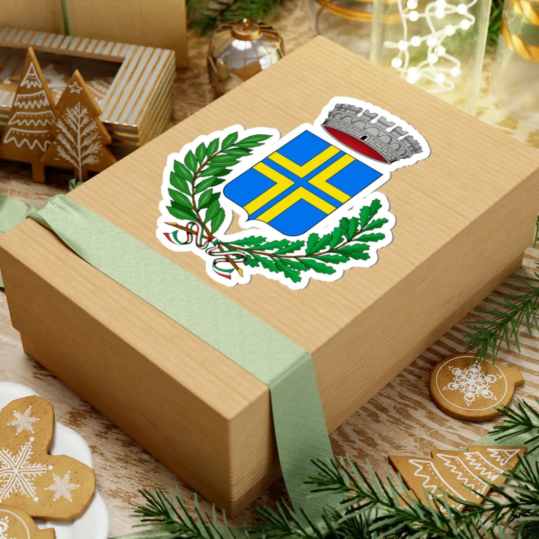 Zanè-Stemma (Italy) (Coat of Arms) STICKER Vinyl Kiss-Cut Decal - The Sticker Space