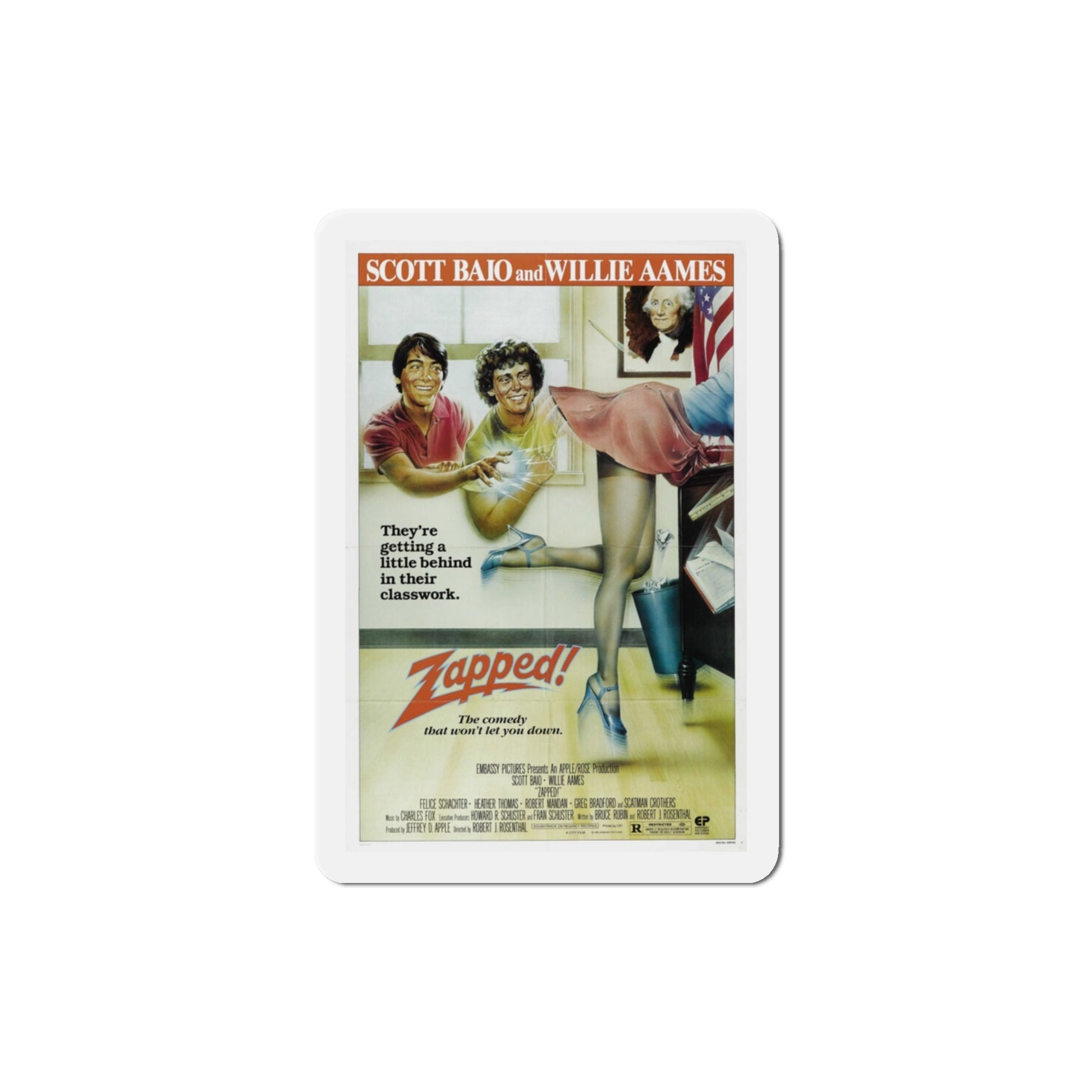 Zapped! 1982 Movie Poster Die-Cut Magnet-3" x 3"-The Sticker Space