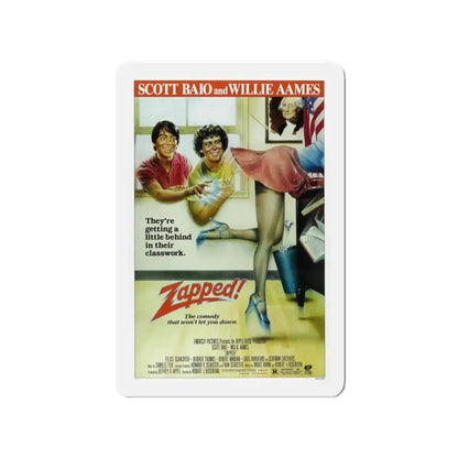 ZAPPED 1982 Movie Poster - Refrigerator Magnet 3 Inch Die-Cut - The Sticker Space