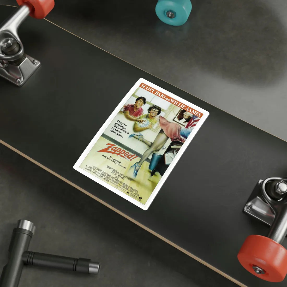 Zapped! 1982 Movie Poster STICKER Vinyl Die-Cut Decal - The Sticker Space