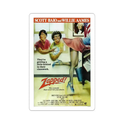 ZAPPED 1982 Movie Poster - STICKER Vinyl Kiss-Cut Decal 3 Inch White - The Sticker Space